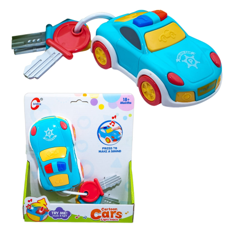 Jucarii interactive bebe - Masinuta cu chei pentru bebelusi, cu baterii