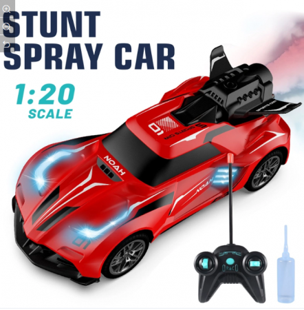Masinute si trenulete - Masinuta cu telecomanda, Scara 1:20, Spray turbo pentru fum inclus