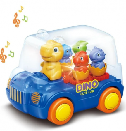 Jucarii interactive bebe - Masinuta de familie, Plecam in excursie