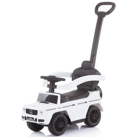 Masinuta de impins Chipolino Mercedes G350 white cu maner si copertina [1]