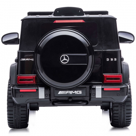 Masinuta electrica Chipolino SUV Mercedes G63 AMG cu scaun din piele si roti EVA black [7]