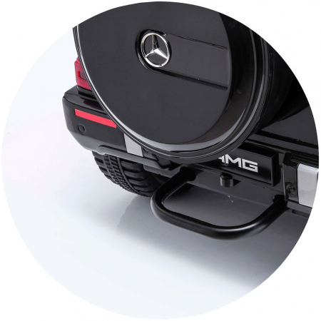 Masinuta electrica Chipolino SUV Mercedes G63 AMG cu scaun din piele si roti EVA black [12]