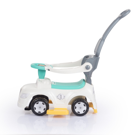 Masinuta pentru copii Dolu Ride On D2634 3 in 1, plastic, alb + turcoaz + gri, 87 x 85 x 41 cm [3]