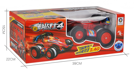 Masinuta Tumbling Warrior Super Racing Stunt Small Car 2.4G With Remote Control - Red [1]