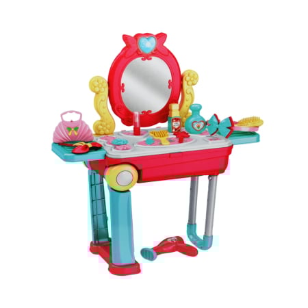 Jucarii role-play copii - Masuta Cu Accesorii Frumusete, In Troller