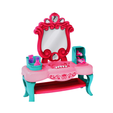 Jucarii role-play copii - Masuta De Machiaj Cu Oglinda + Accesorii