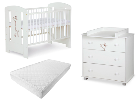 Pentru bebe - Mobilier Camera copii Si Bebelusi KLUPS SAFARI GIRAFFE Alb 2