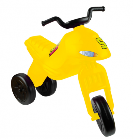 Masinute fara pedale - Motocicleta Fara Pedale, Produs Romanesc, Galben