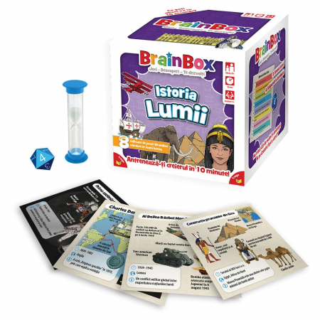 Jucarii tip Montessori - oc educativ BrainBox - Istoria lumii, Asmodee - BLACKFIRE