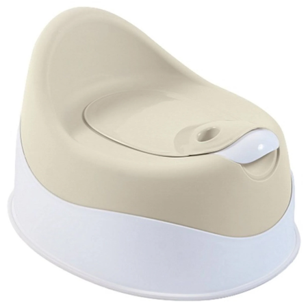 Pentru bebe - Olita cu capac, Bej, 23x29x38 cm - Dolu