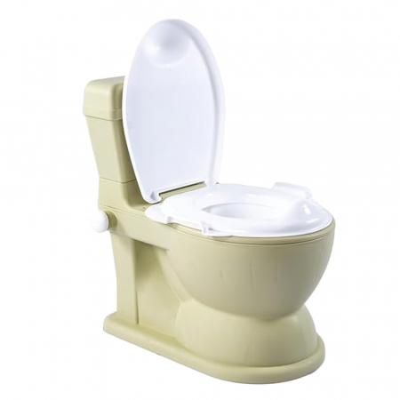 Olite - Olita tip WC, cu sunet, XL, 2in1, Verde - Dolu