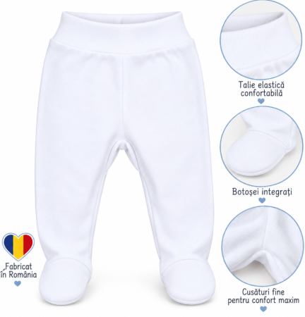 Pantaloni de casa - Pantaloni, Cu botosei, Cu banda de bumbac