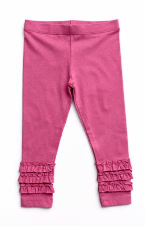 Pantaloni-colanti - Pantaloni fete, tip colant, Cu volanas