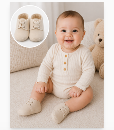 Fetite - Pantofiori eleganti, bej