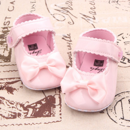 Fetite - Pantofiori roz din lac - Micuta printesa