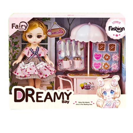 Papusi, plusuri, zane si figurine - Papusa Cu Accesorii Bucatarie