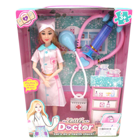 Papusi, plusuri, zane si figurine - Papusa Cu Accesorii ,Doctor