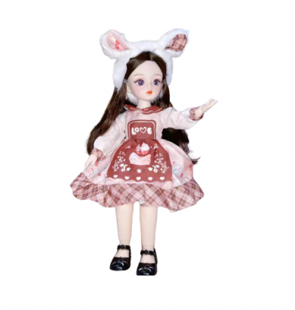 Papusi, plusuri, zane si figurine - Papusa, cu articulatii mobile, Fashion Doll, Micuta bucatareasa