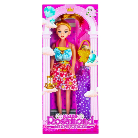 Papusi, plusuri, zane si figurine - Papusa cu roschita si Accesorii