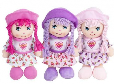 Papusi, plusuri, zane si figurine - Papusa material textil, 27 cm