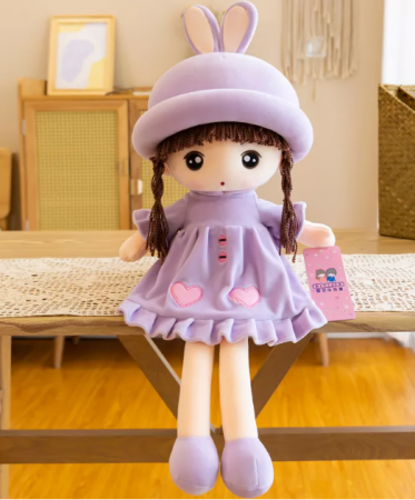 Papusi, plusuri, zane si figurine - Papusa, Material textil, Dimensiune 46 cm