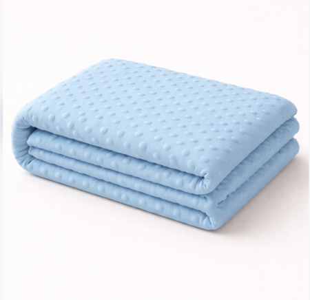 Paturele - Păturica bebe, 85x75cm, model Bubble, Albastru