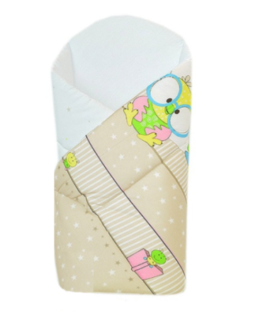 Păturele - Paturica de infasat multifunctionala standard 80x80 cm Beige