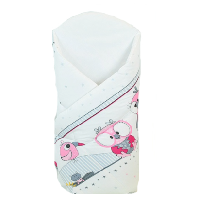 Păturele - Paturica de infasat multifunctionala standard 80x80 cm Pink