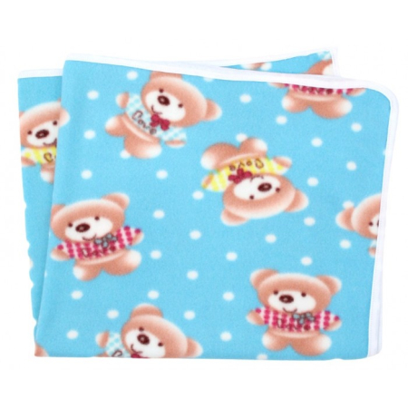 Păturele - Paturica din polar pentru bebe,albastra