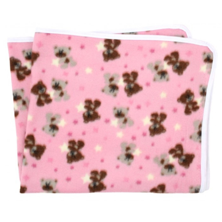 Păturele - Paturica din polar pentru bebe,roz