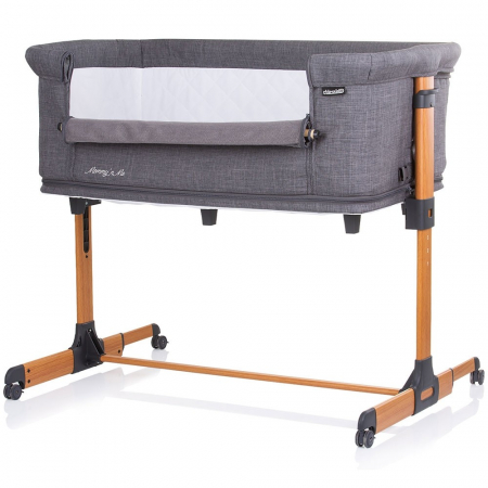 Patut Co-Sleeper si Tarc Chipolino Mommy 'n Me graphite wood, pozitie anti-reflux [2]