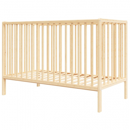 Patut din lemn - Patut copii din lemn Hubners Dominic 120x60 cm natur