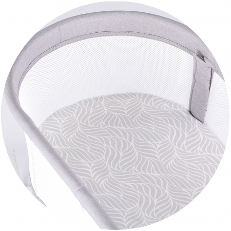 Patut cu leganare si cantar integrat Chipolino Sogno 2 in 1 grey [6]