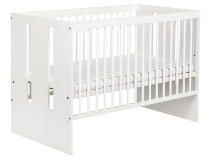 Patut cu sertar KLUPs Paula Alb + Saltea 12 MyKids Confort II [1]