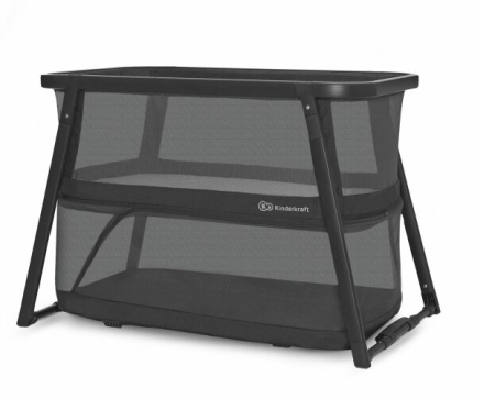 Pentru bebe - Patut De Calatorie Kinderkraft Sofi Plus, 4 In 1, Grey