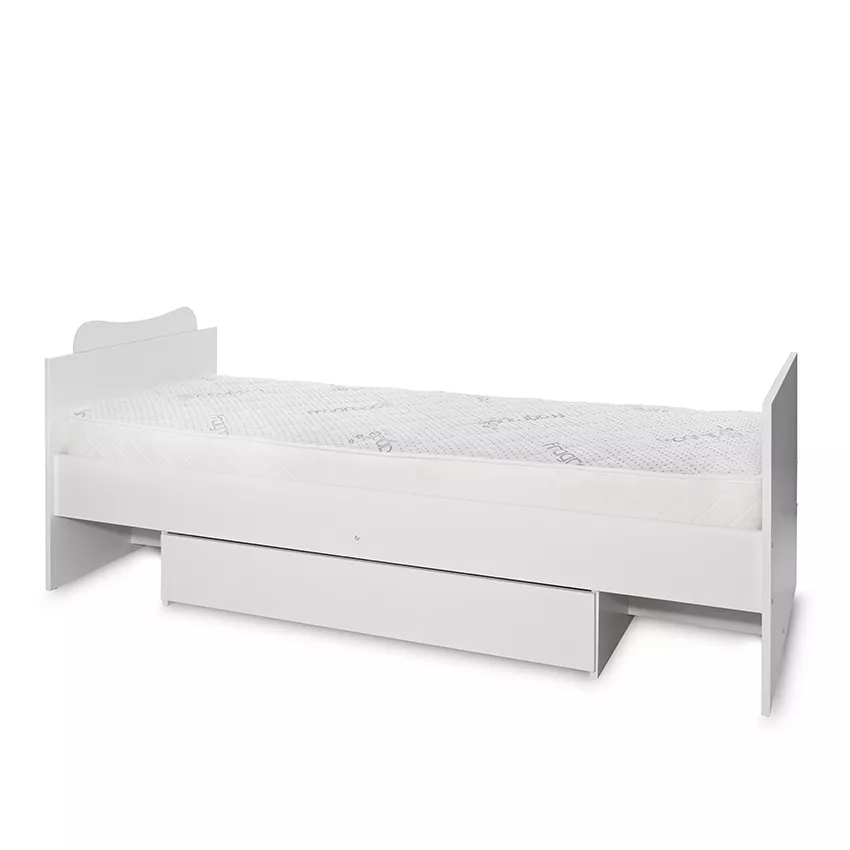 Patut modular multifunctional, 5 confirgurari diferite, 190 x 72 cm, Multi, White [15]