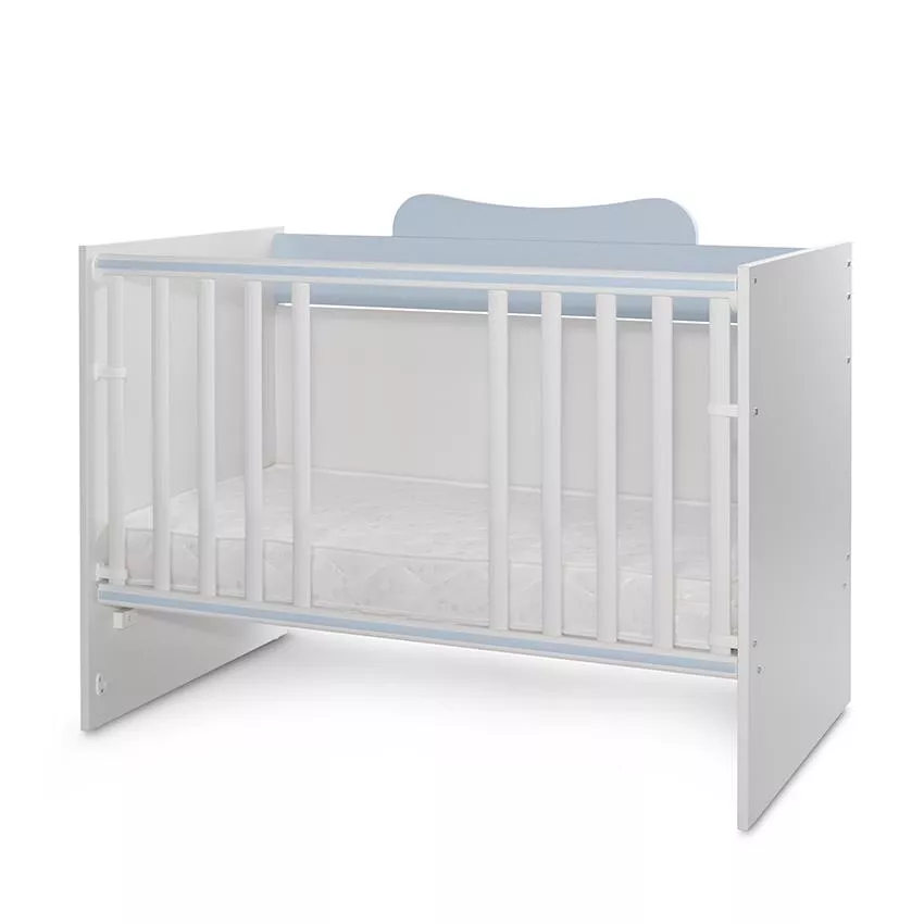 Patut modular multifunctional, 5 confirgurari diferite, 190 x 72 cm, Multi, White Baby Blue [5]
