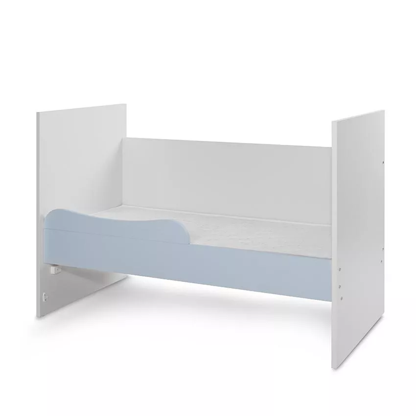 Patut modular multifunctional, 5 confirgurari diferite, 190 x 72 cm, Multi, White Baby Blue [6]