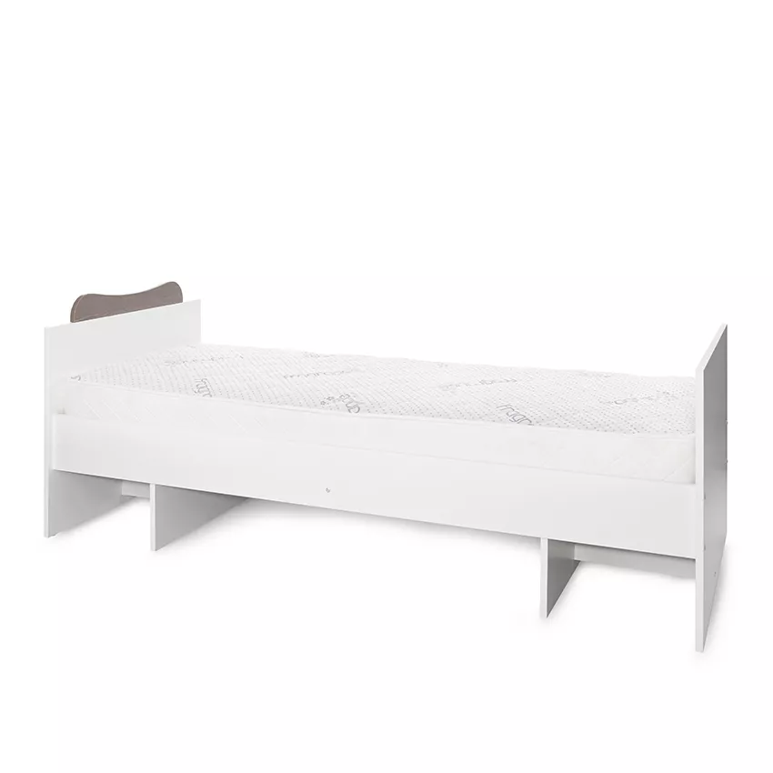 Patut modular multifunctional, 5 confirgurari diferite, 190 x 72 cm, Multi, White & Coffee [16]