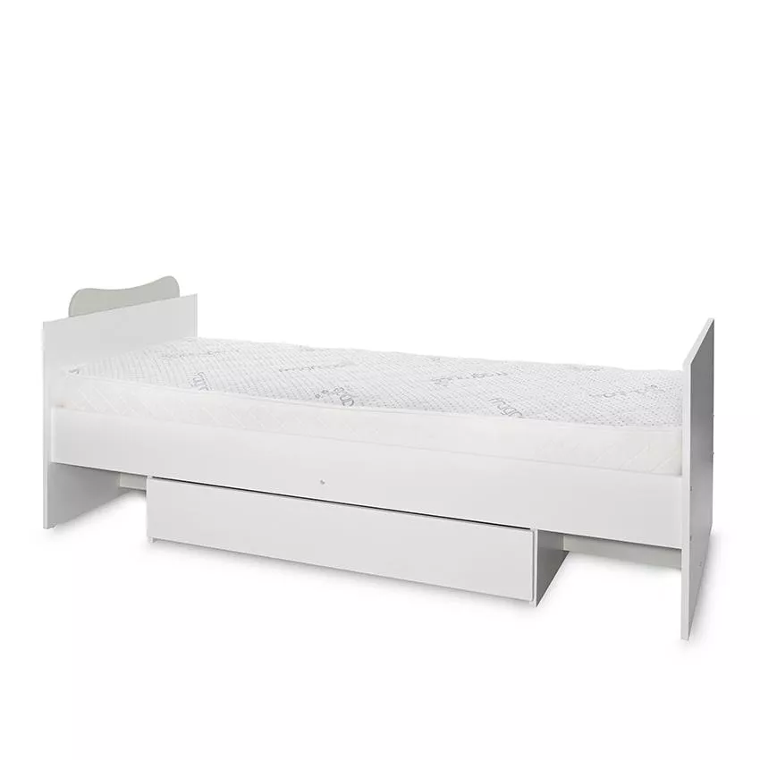 Patut modular multifunctional, 5 confirgurari diferite, 190 x 72 cm, Multi, White Milky Green [15]