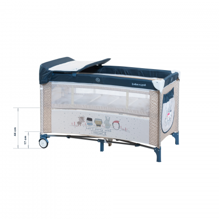 PATUT PLIABIL BEBE ROYAL LITTLE FRIEND ALBASTRU [11]