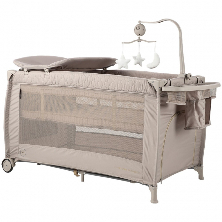 Patuturi si tarcuri pliabile - Patut pliabil Chipolino Bella macadamia