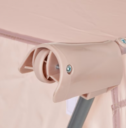 Patut pliabil, cu doua niveluri, laterala culisanta, Atestat SGS Elvetia, bej [9]