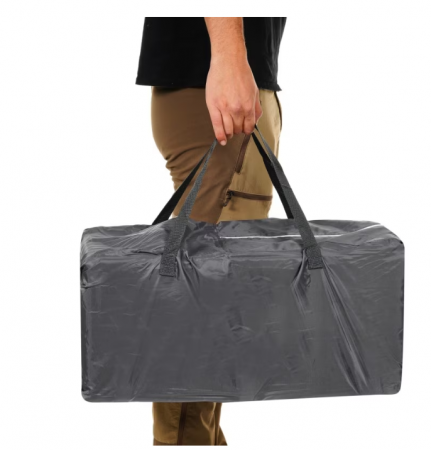 Patut pliabil, cu doua niveluri, laterala culisanta, Atestat SGS Elvetia, gri [8]