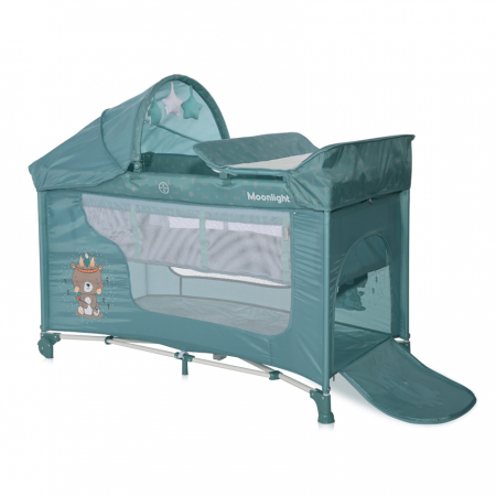 Patut pliabil, Moonlight Plus, 2 nivele cu accesorii, Arctic Indian [2]