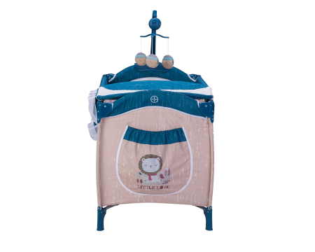 PATUT PLIABIL SWEET WINTER BLUE ,2 trepte,iesire prin tunel [1]