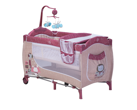 PATUT PLIABIL SWEET WINTER RED ,2 trepte,iesire prin tunel [0]