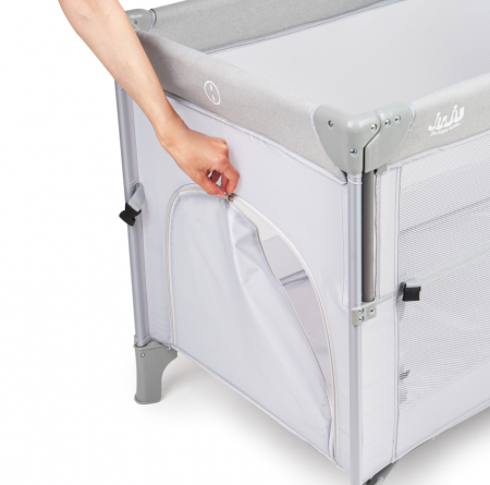 Patut pliant 2 nivele Juju DreamyCloud, Grey [10]