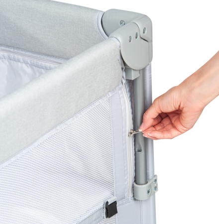 Patut pliant 2 nivele Juju DreamyCloud, Grey [3]