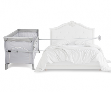 Patut pliant 2 nivele Juju DreamyCloud, Grey [6]